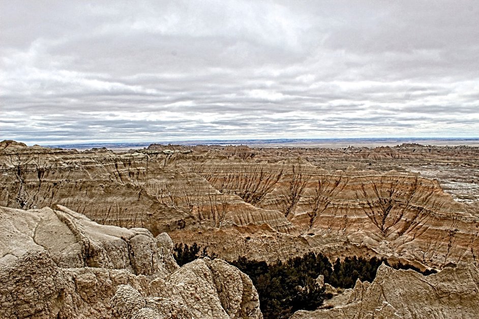 Panorama Point overlook at Badlands National Park