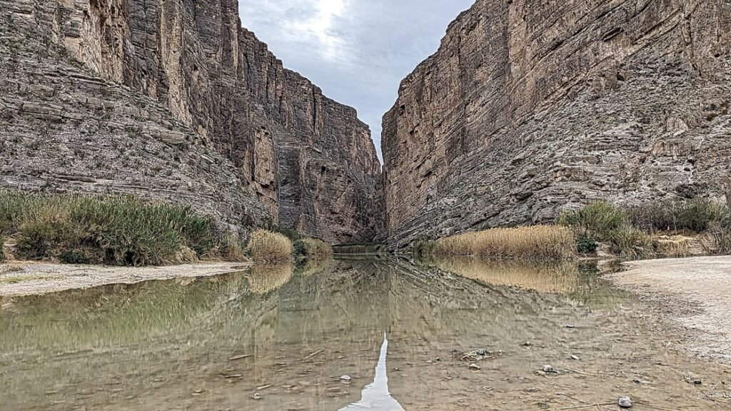 Santa Elena Canyon River Access at Mexico Border in Big Bend National Park, Texas
