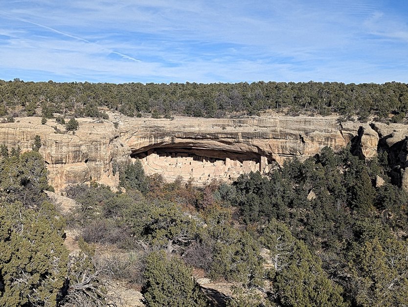 Mesa Verde National Park Cliff Palace from Sun Temple